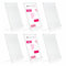 SmartProduct DIN A4 Acryl Aufsteller 6 Stück – Plexiglas Tischaufsteller – glasklar Plastik Ständer ideal für Restaurants, Büros, Cafés, Austellungen