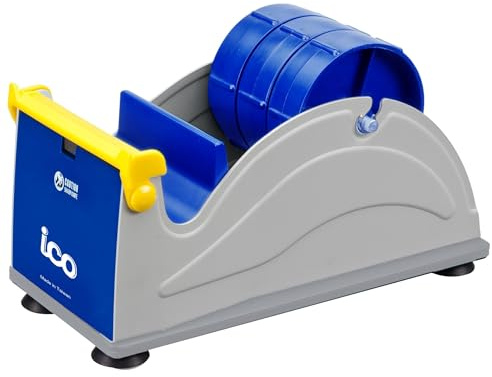 by Excell Triple Premium Extra Wide Metal Multi-Roll Desktop Tape Dispenser