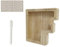 Meloditrunk F Tirelire en Bois pour Enfant, Tirelire Cochon Personnalisée de Lettres A à Z Tirelire Billet Transparente, Décoration d'intérieur, Cadeau de Noël ou d'anniversaire pour Filles et Garçons