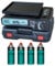 INTEC - Réchaud à gaz portable 2200W ETNA + Plaque plancha 4 Cartouches gaz Camping Allumage Piezo Mallette