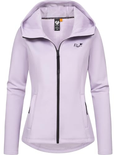 Ragwear Damen weiche Sweatjacke Trainingsjacke mit Kapuze Lyshka YOUMODO Lavender Gr. S