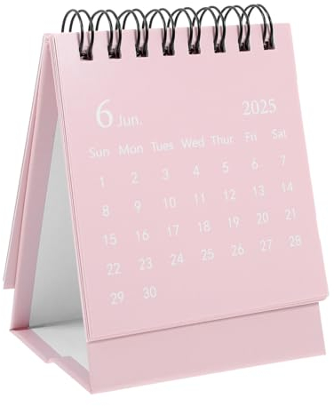 FOYTOKI Tischkalender 2024–2025 Einfaches Und Praktisches Bürozubehör Modischer Dekorativer Kalender
