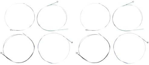 Corde per Violino 4/4, Corde per Tessitura di E/A/D/G Argento Scuro a Grandezza Naturale Aggiornamento Pezzo di Ricambio per Violino 4/4