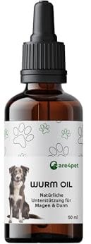 Care4pet - Natürliche Verdauungsunterstützung für Hunde und Katzen – Ergänzungsfuttermittel – Tropfen/Flüssigkeit – In praktischer Leckerli-Form - Futterzusatzmittel - Wurmkur Alternative