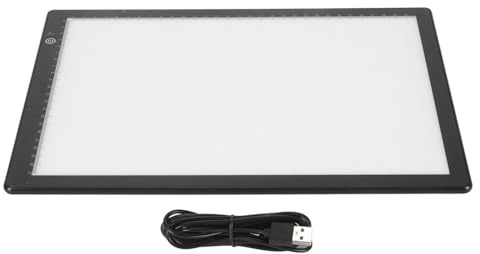 Ultra Slim LED Lightbox, 3 Helligkeitsstufen Dia-Betrachter mi | Ermöglicht Digitalisierung von Dias und Negativfilmen, kompakte Größe, tragbarer Dia-Scanner für den Heimgebrauch oder prof