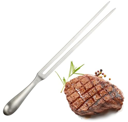Carving Fork, Stainless Steel Meat Fork for Carving and Serving, Durable and Rust-Resistant, Ideal for Roasts, Turkey, and Large Meats, 1 Piece