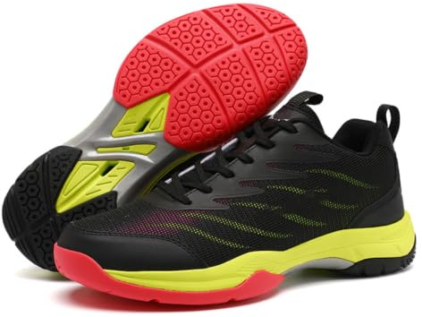JiuQing Chaussures de badminton pour homme - Baskets d'intérieur pour enfants et étudiants