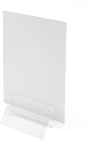 Deflecto N/a 100mm Wide Menu Holder Clip - Transparent