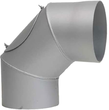 HARK Rauchrohrbogen Ø 150 mm 90° - Titan