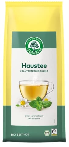 LEBENSBAUM Tee Haustee lose, Bio-Tee mit mild-aromatischem Geschmack, Kräutertee lose, 100% natürlicher Genuss, 100 g