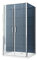 U Form Duschkabine Dusche Aron 100 x 90 x 195 cm / 8 mm/ohne Duschtasse