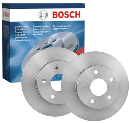 Bosch BD683 Brake Disc Set - 304.7 mm Vented Discs - Front Axle - ECE-R90 Certified - Good Cooling, Reliable Braking, Corrosion Protection - 1 Set of 2 Discs