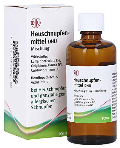 DHU Heuschnupfenmittel – macht nicht müde – hilft Augen und Nase, 100 ml Lösung