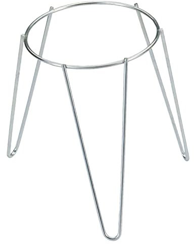 SATURNIA 03080 Soporte Maceta Pie Zincado 24 cms