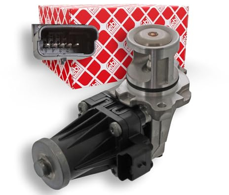 febi bilstein 45200 Abgasregelventil mit Dichtung und Schrauben, 1 Stück | Kompatibel mit: CITROËN BERLINGO Kasten/Großraumlimousine, BERLINGO MULTISPACE, BERLINGO Pritsche/Fahrgestell, C3 II