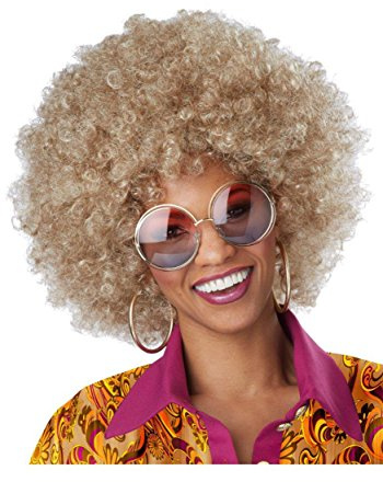 California Costumes Dirty Blonde Afro Wig Standard
