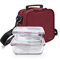 IRIS Bolsa Lunchbag Classic Roja 2 Hermeticos Cristal, 0