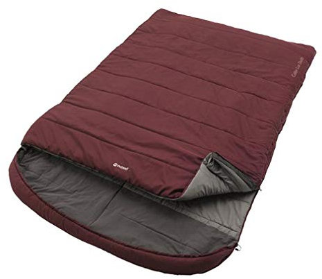 Outwell Colibri Lux Doppelschlafsack, Rot, Einheitsgröße