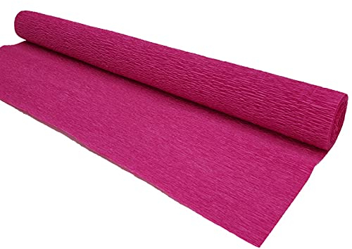 5 Rollen Floristen Krepppapier Bastelpapier je 250cm in tollen Farben (PINK)