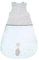 roba Schlafsack 90 cm Happyfant - Babyschlafsack ganzjährig für Sommer & Winter - Atmungsaktive Baumwolle - Elefanten Motiv - Weiß / Beige