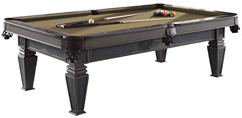 Billiard-Royal Billardtisch Pooltisch Modell Adonis 8ft. mit hochwertigem K-55 Bandengummi und freier Tuchwahl, Tuchfarbe:Beige