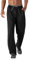 KEFITEVD Relaxhose Herren Lang Offen Beinabschluss Sweatpants Weich Schlafanzughose Männer Atmungsaktiv Loose Fit Lounge Hose Homewear Loungewear Schwarz-Grau L
