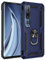 BestST Hülle für Xiaomi Mi 10 Hülle Schutzhülle Schlank Handyhülle Stoßfest Schutz TPU Doppelstruktur Fall Harte Rüstung Cover case Schale für Xiaomi Mi 10/mi 10 pro mit Ständer(Blau)