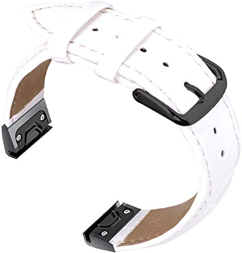 Shieranlee Compatible with Fenix 5S/Fenix 5S Plus Strap,20mm Genuine Leather Easy Fit Armbänder Lederarmband Ersatz für Fenix 5S/Fenix 5S Plus/Fenix 6S/Fenix 6S Pro