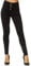 Elara Damen Jeans Stretch Skinny High Waist Chunkyrayan EL60 Schwarz-46 (3XL)