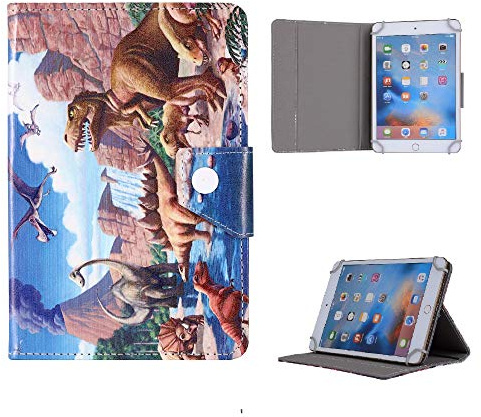 Girls Favorite Cartoon Kids Tablet Case For Universal 7 8 9.7 10 10.1 Inch Cover 7 8 9.7 10 10.1 inch (Universal 7 (7 Inch), Dinosaurs)