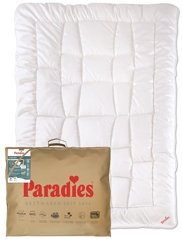 PARADIES Winterdecke 155x220 cm - Avera Bio Winter-Bettdecke Lyocell, Öko-Tex 100 Klasse 1, Steppdecke
