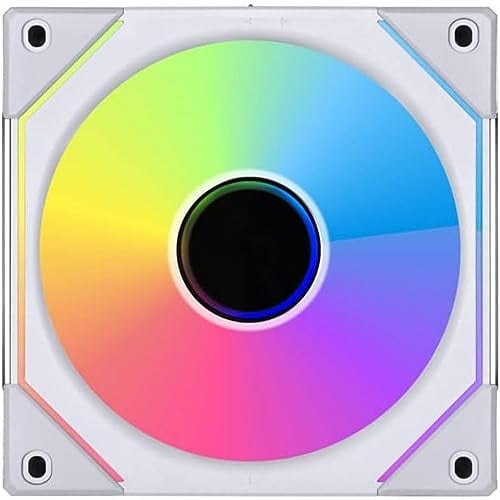 Lian Li UNI FAN SL-INF 120mm ARGB White PWM Fan with Infinity Mirror and 2nd-Gen Cooling Technology