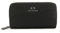 Armani Exchange Women's Zip Around Bi-Fold Wallet, Black