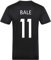 Wales FAW - Herren Trainingstrikot aus Polyester - Offizielles Merchandise - Geschenk für Fußballfans - Schwarz Bale 11 - M