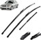 Scheibenwischer vorne und hinten, Set für BMW 1er E81 E87 116i 116d 118i 118d 120i 120d 123d 130i 2004–2010, 20 Zoll, 20 Zoll, 12 Zoll Scheibenwischer