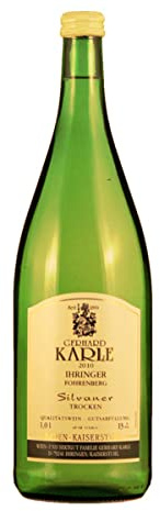 Gerhard Karle 2022 (1L) Silvaner trocken (43) Ihringer Fohrenberg QbA 1.00 Liter