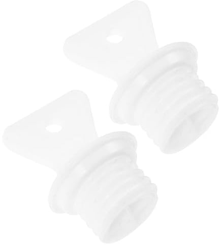 2pcs Hot Water Bottle Cap, Leakproof Rubber Bottle Plug, Hot Water Bag Cover, Stopper for Water Sack, White