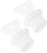 2pcs Hot Water Bottle Cap, Leakproof Rubber Bottle Plug, Hot Water Bag Cover, Stopper for Water Sack, White