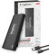 KingData M.2 NVMe SSD Enclosure - Tool-Free, USB 3.1 Adapter for 2230/2242/2260/2280 M.2 NVMe SSDs with USB C to A Cable