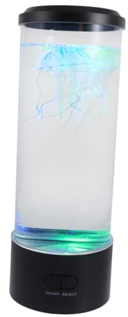 HOMSFOU 1 Set Aquarium Quallen Licht Elektrisches Quallen Licht Heimdekorationslampe Quallen Aquarium Stimmungslampe Große Quallen Lampe Für Nacht Zuhause Nachtlicht Desktop