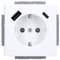 Busch-Jaeger 20 EUCB2USBAC-884 SCHUKO®-/USB-A+C Steckdose Safety+ Studioweiß Matt Plattform 63 2CKA002011A6310