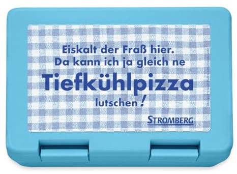 Spreadshirt Eiskalt Der Spaß Hier! Tiefkühlpizza Lustchen Brotdose Lunchbox