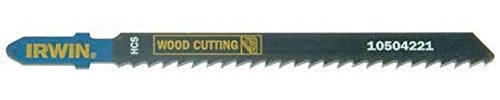 Irwin 10504223 T101Br Jig Saw Blade for Wood Cutting, 100mm Length, Pack of 5
