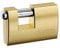 ABUS - 82/70 70mm Monoblock Brass Shutter Vorhängeschloss Carded - ABU8270C