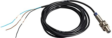Telemecanique Sensors XS508BLPAL2 XS5 Inductive Sensor, Stainless Steel, M8, 51 mm Length, 1.5 mm Sensing Distance, 12 VDC-48 VDC, 2 m Cable Length