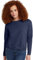 Hanes Women's Ecosmart Crew athletic sweatshirts, Navy Heather, M UK