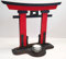 Japan Standbild Torii Kioshi mit Teelicht