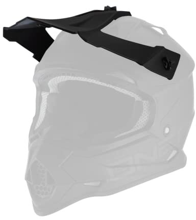 O'NEAL | Ersatzschirm Motocross-Helm | Motocross MX | Ersatzschirm für den 2SRS Helmet Flat | Visor 2SRS Helmet Flat | Erwachsene | Schwarz