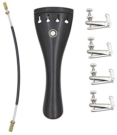 Set di cordoni in ebano 3 in 1 con kit di sintonizzatori a corda per set di ricambio per violino Cordiera Violino 4/4