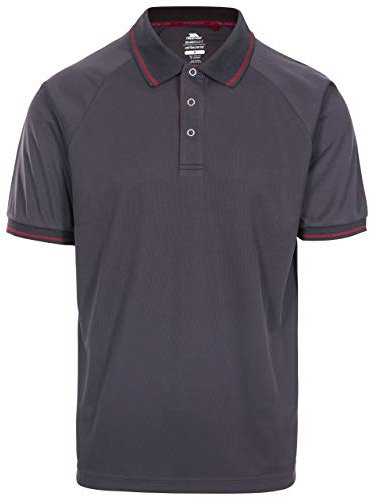 Trespass Men's BONINGTON Mosquito Repellent Quick Dry T-Shirt with Uv Protection, Dark Grey, XXL
